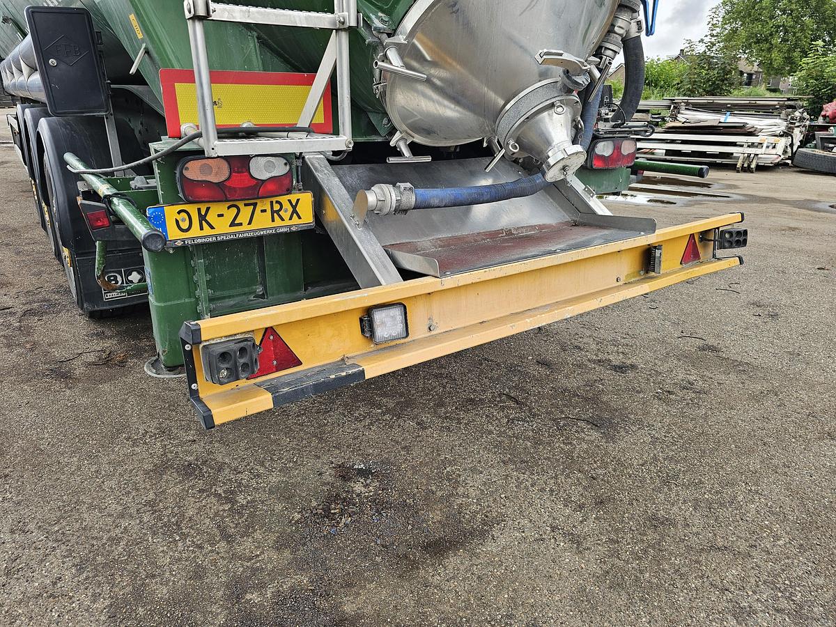 Used 2008 FELDBINDER KIP 63.3 |ALUMINIUM TIPPER | 6500 KG| 63 M3 | SAF DISC.