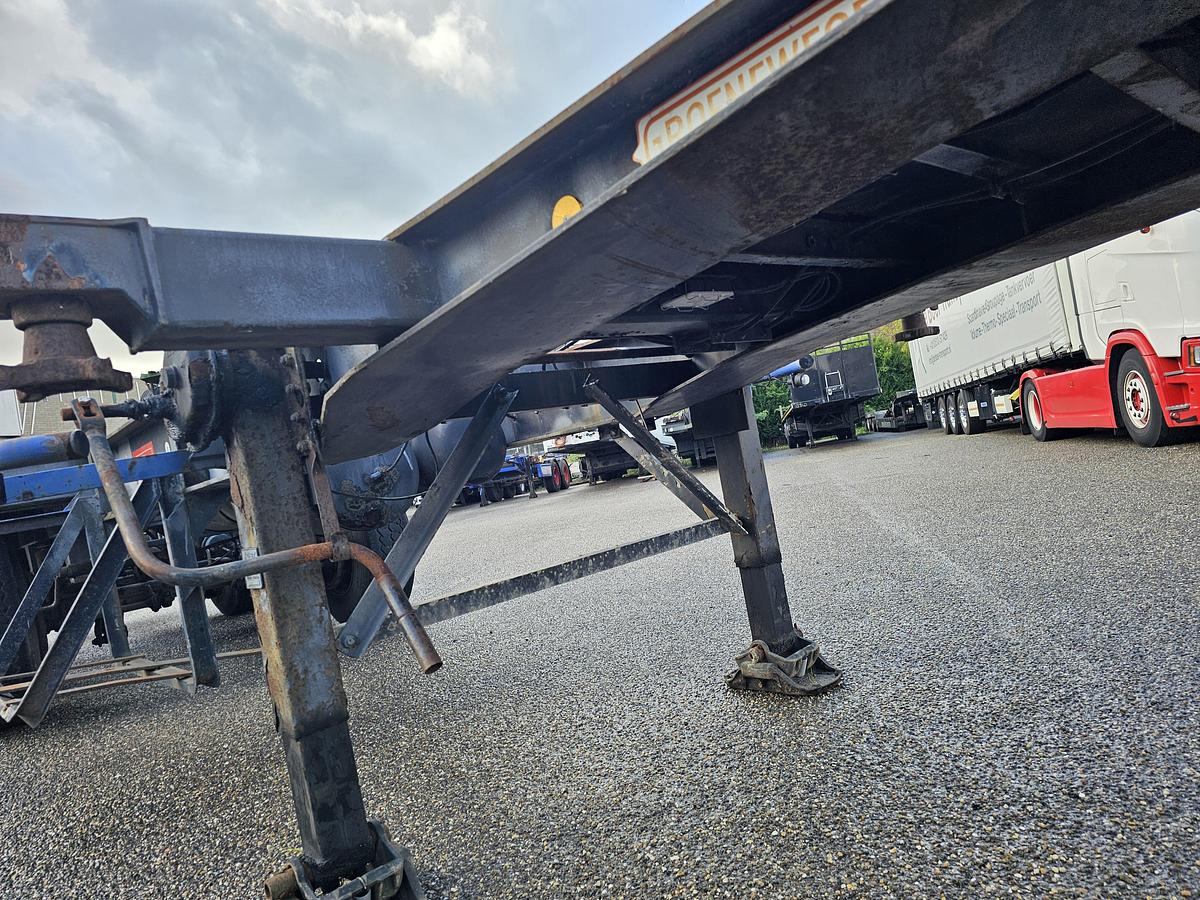 Used 1991 GROENEWEGEN 40.05 CC-12-24 | STRAIGHT CHASSIS | BPW DRUM.