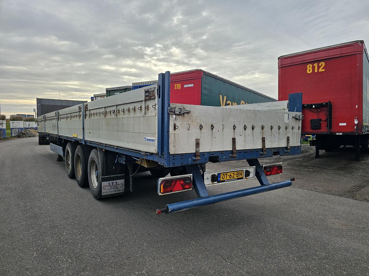 Gebruikt 2011 KRONE SD| FLATBED WITH ALUMINIUM SIDES|. BPW DRUM.