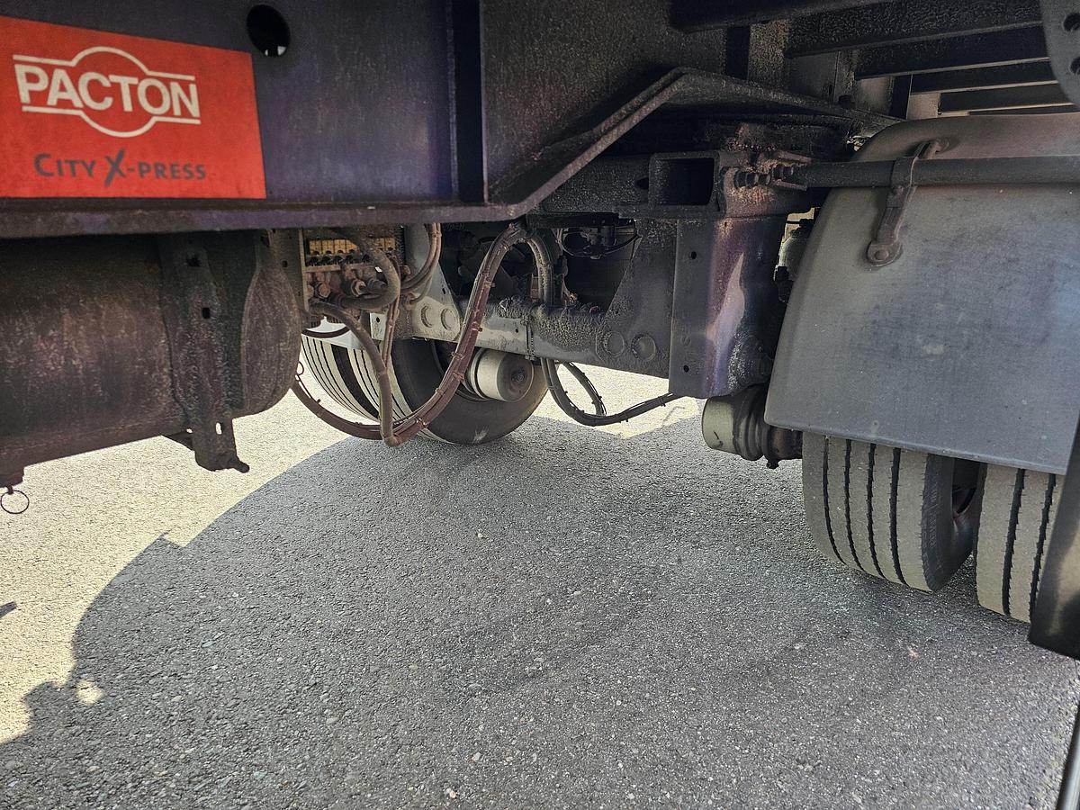 Used 2013 PACTON TBD.122 | SINGLE STEERING AXLE |UNDER SLIDING LOADING LIFT + BATTERIES| DAF DISC| APK /TUV 17-01-2025