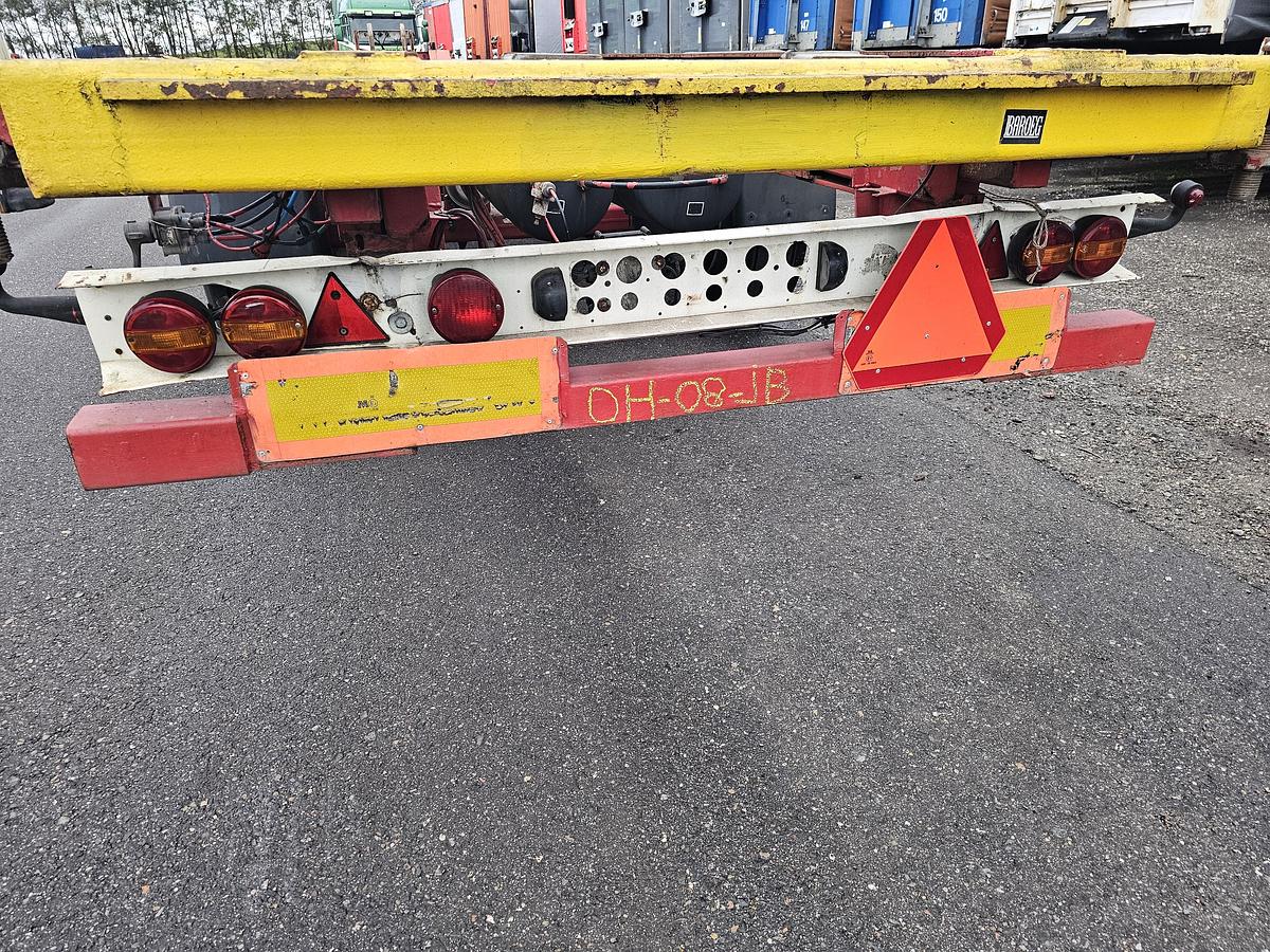 Gebruikt 2003 GROENEWEGEN 45 CC-16-27 TUN | 45 ft 40 ft 2 x 20 fFT | dutch chassis OH-08-JB | bpw drum.