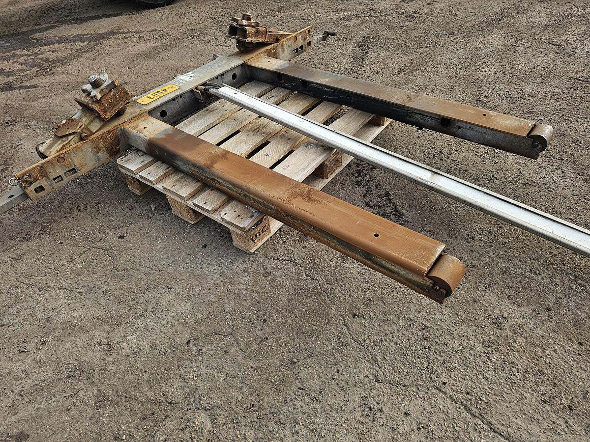 Used 2006 VAN HOOL FRONT SLIDING CONTAINER CHASSIS PART.