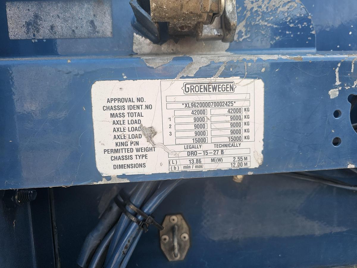 Gebruikt 2007 GROENEWEGEN DRO 15-27 B DTEERING AXLE | BPW DRUM