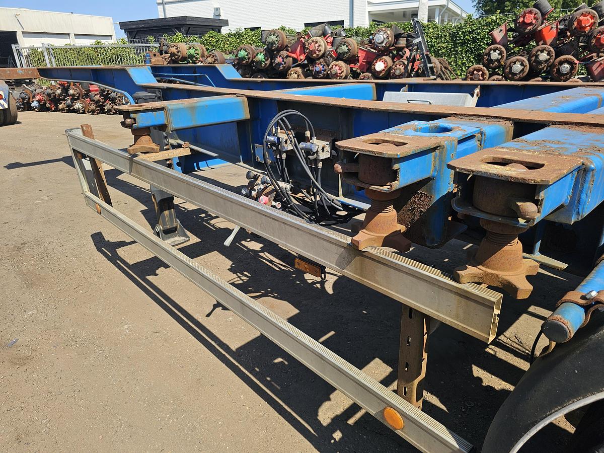 Gebruikt 2001 HRD NT CON.40 foot extendible chassis 2 x 20 foot / landbouw kenteken / geen apk nodig.