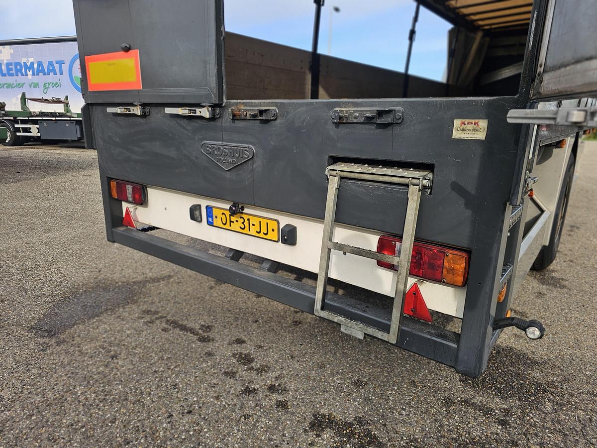 Gebruikt 1997 BROSHUIS 1AOU 10 10 /SINGLE AXLE/ SAF DRUM/ OLD BUT LIKE NEW/ (EXTENDIBLE) APK,TUV 10-06-2027.