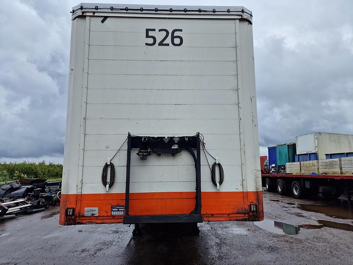 Used 2001 Kögel SN 24 3| axl;e curtainsider | Bpw disc |3 pieces.