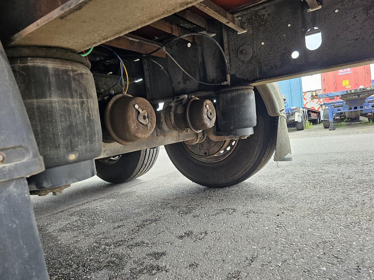 Used 2008 KÖGEL 3 AXLE FLATBED | BPW DRUM