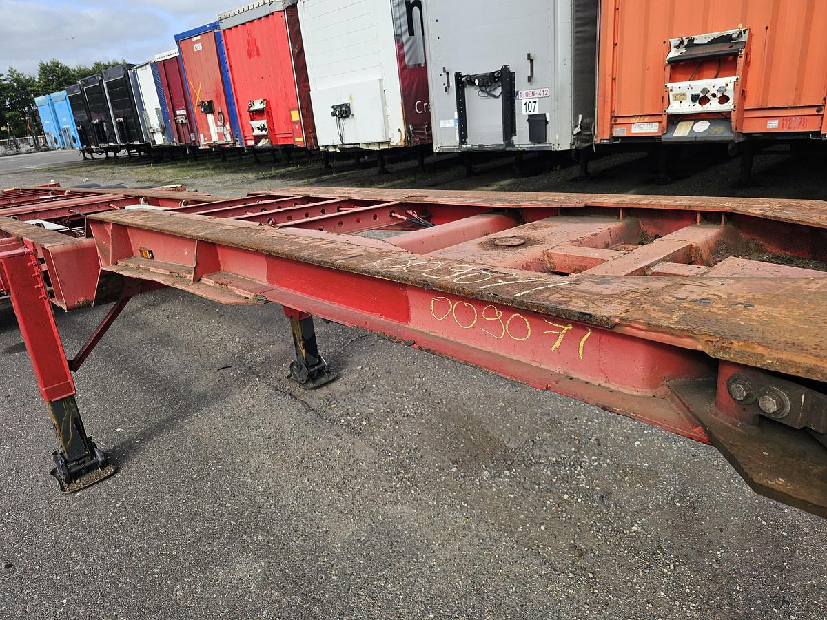 Used 2003 GROENEWEGEN 45 CC-16-27 TUN | 45 ft 40 ft 2 x 20 fFT | dutch chassis | bpw drum.