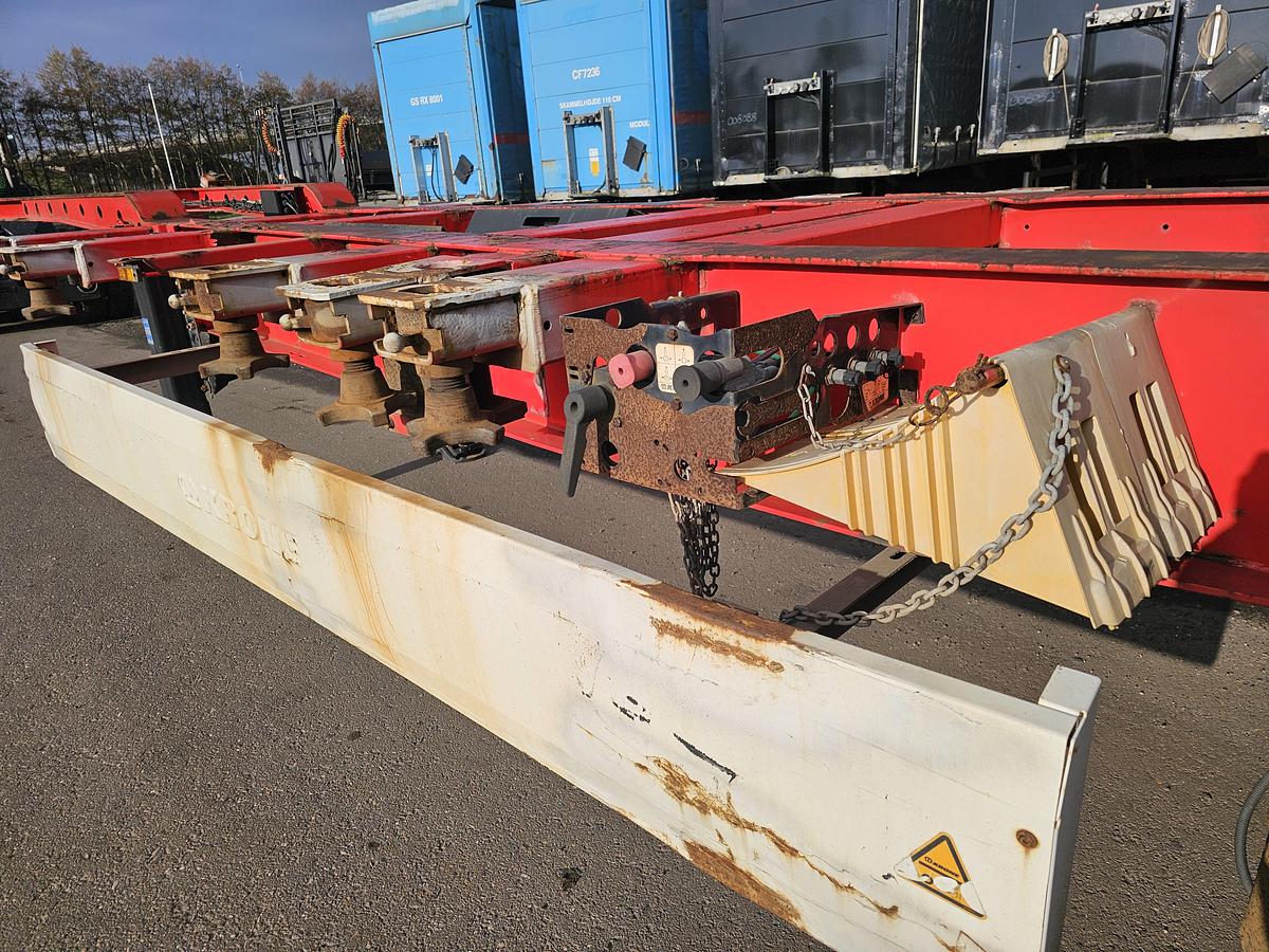 Gebruikt 2007 KRONE SD 27| SAF INTRADISC | SUPER SLIDING.| BELGIUM | 45 /40 FT 2 X 20 FT.