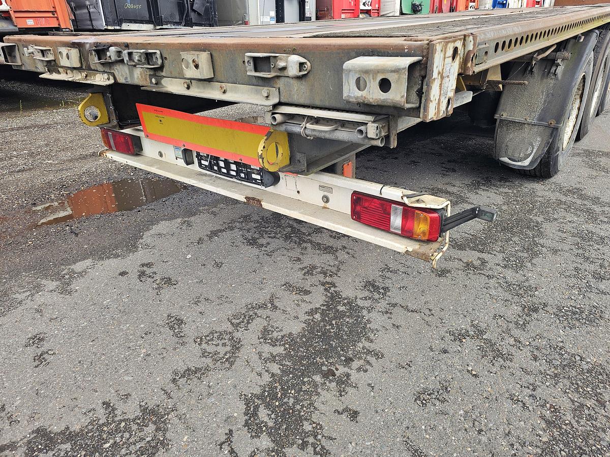 Used 2008 KÖGEL 3 AXLE FLATBED | BPW DRUM