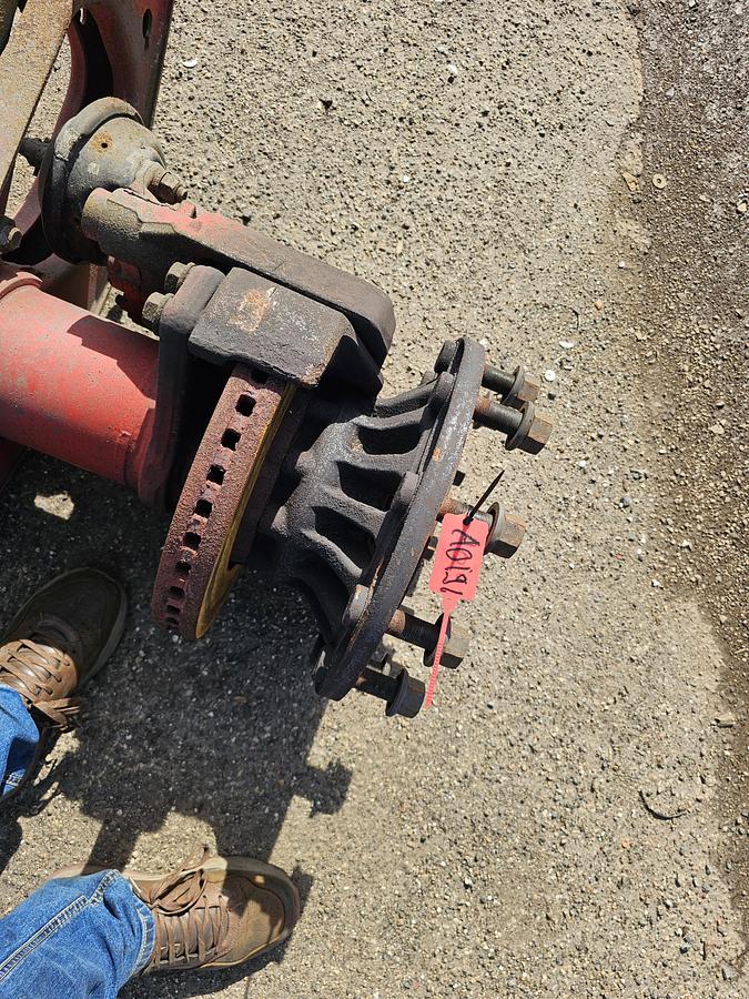 Used 2008 SAF TRAILER AXLE  DISC| SINGLE TIRES.