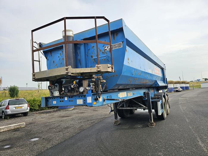 Used 2010 Langendorf C 3 | 2 axle tipper trailer | Saf axles drum | 20 mtr 3