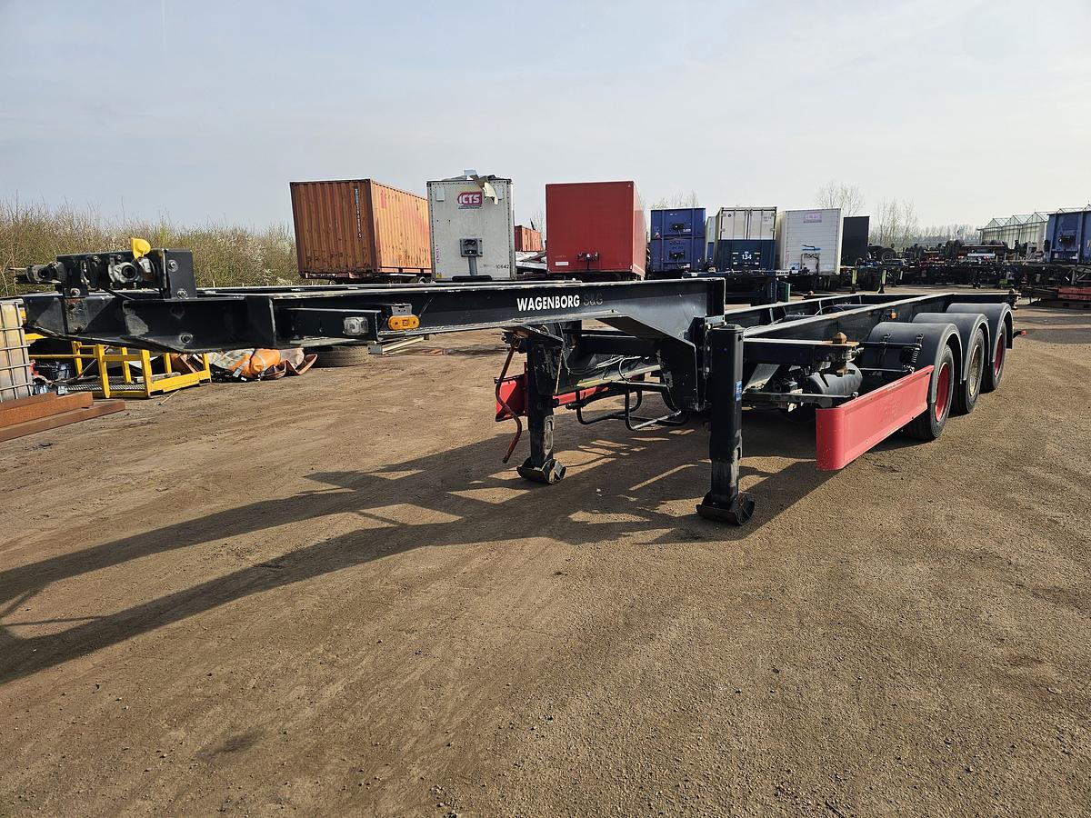Gebruikt 2005 FLIEGL SDS 350| LOWLOADER 20 FOOT CONTAINER CHASSIS |  BPW DRUM.