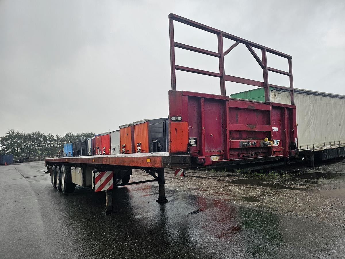 Used 1988 RENDERS ROC 12-27 N14 HEAVY DUTY 3 AXLE SEMITRAILER STEEL FLOOR.| SAF DRUM