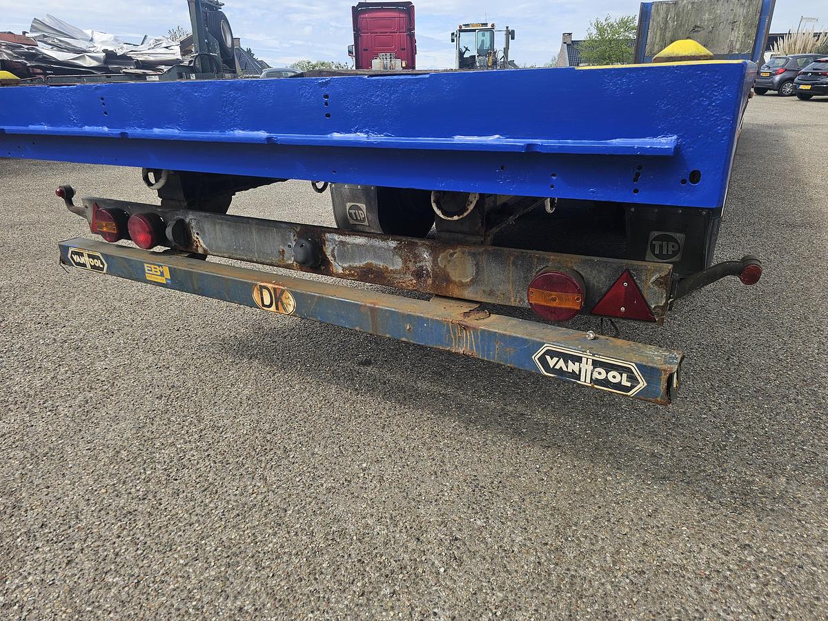 Gebruikt 2009 Van Hool 3B0073 | 3 AXLE FLATBED 13.60 MTR TWISTLOCKS FOR CONTAINER 40 FT 2 X20 FT BPW DRUM | 2 PIECES