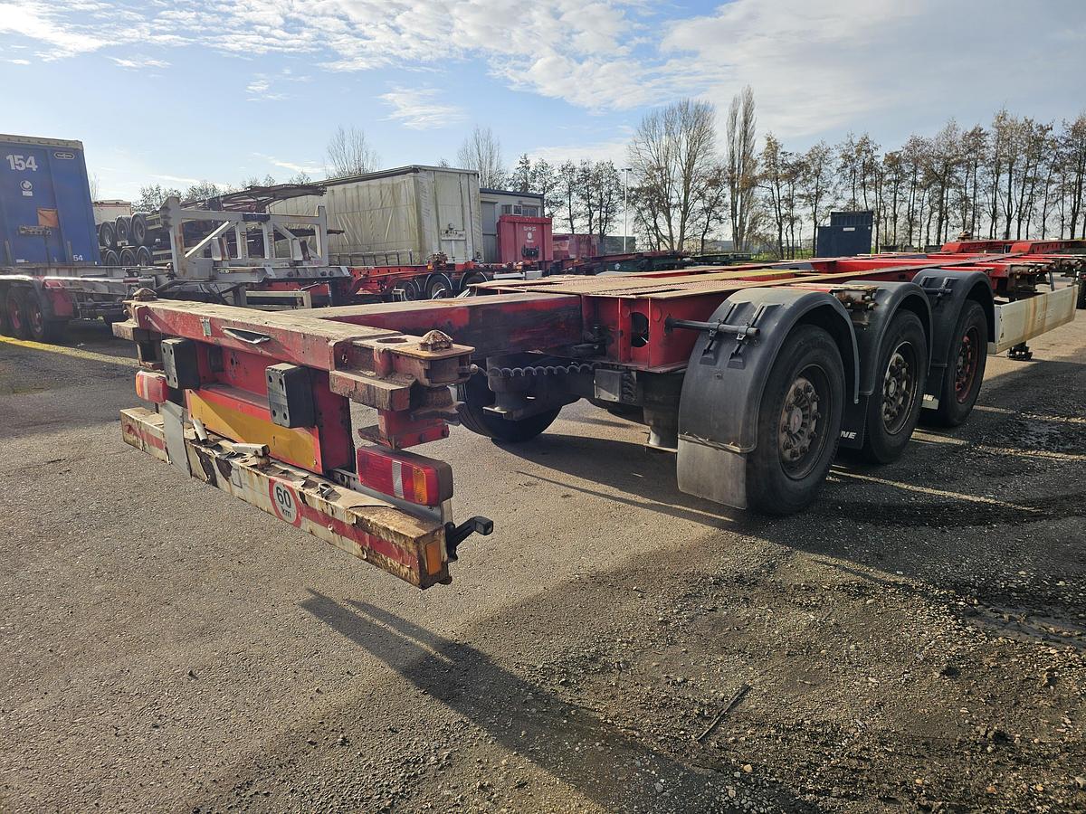 Gebruikt 2007 KRONE SD 27| SAF INTRADISC | SUPER SLIDING.| BELGIUM | 45 /40 FT 2 X 20 FT.