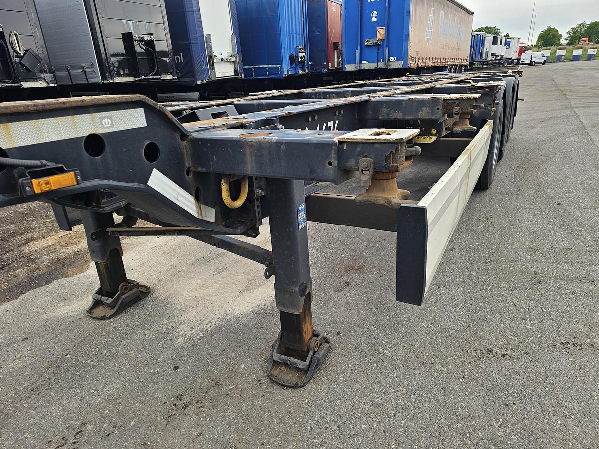Gebruikt 2015 KRONE SD | 40 FT|2 X 20 FT | BACK SLIDER |HIGHCUBE.| APK /TUV 12-01-2027 |5 PIECES.