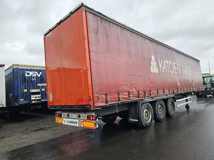 Used 2005 Krone Sd 27 3 axle curtainsider |Saf disc |Belgium Tuv 09-08-2024.
