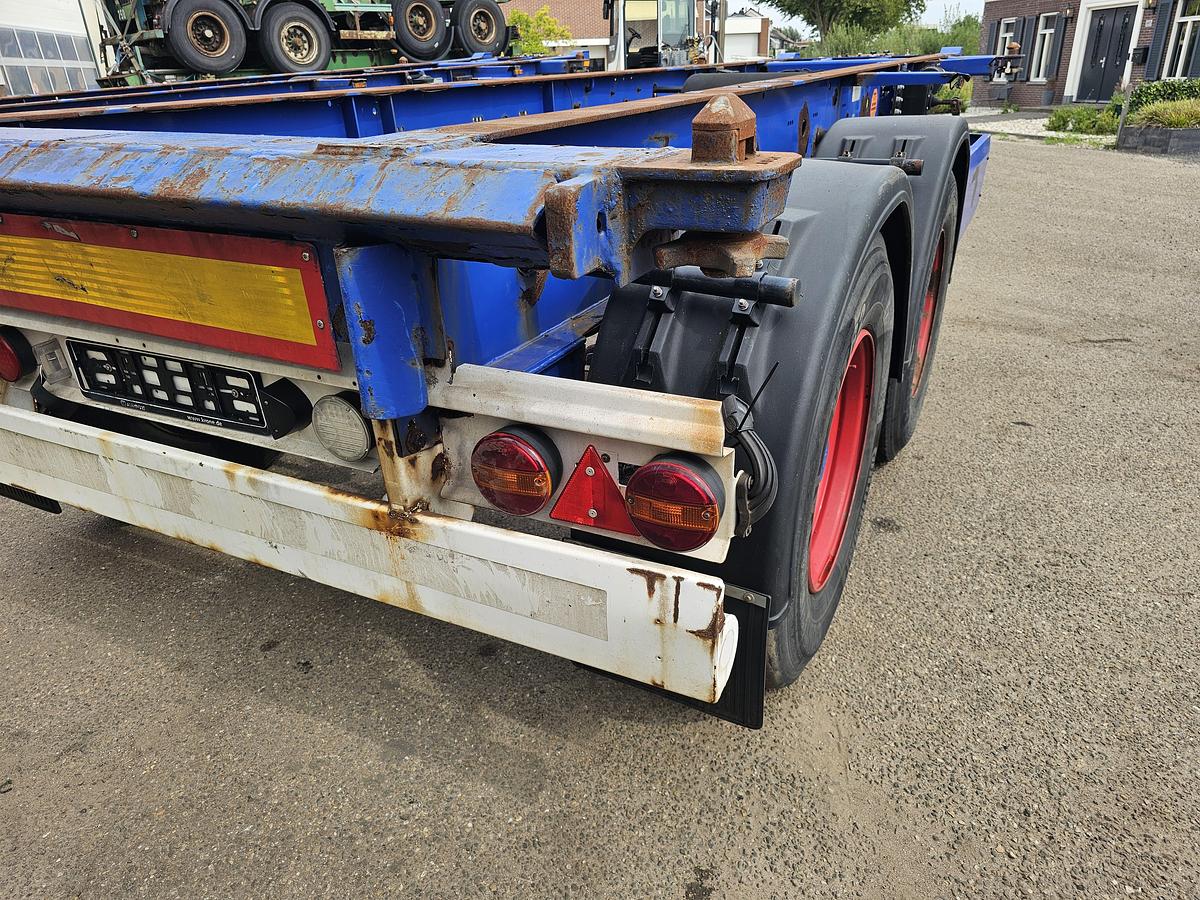 Used 2009 KRONE ATL 20 20 FOOT | STEEL SUSPENSION| BPW DRUM.