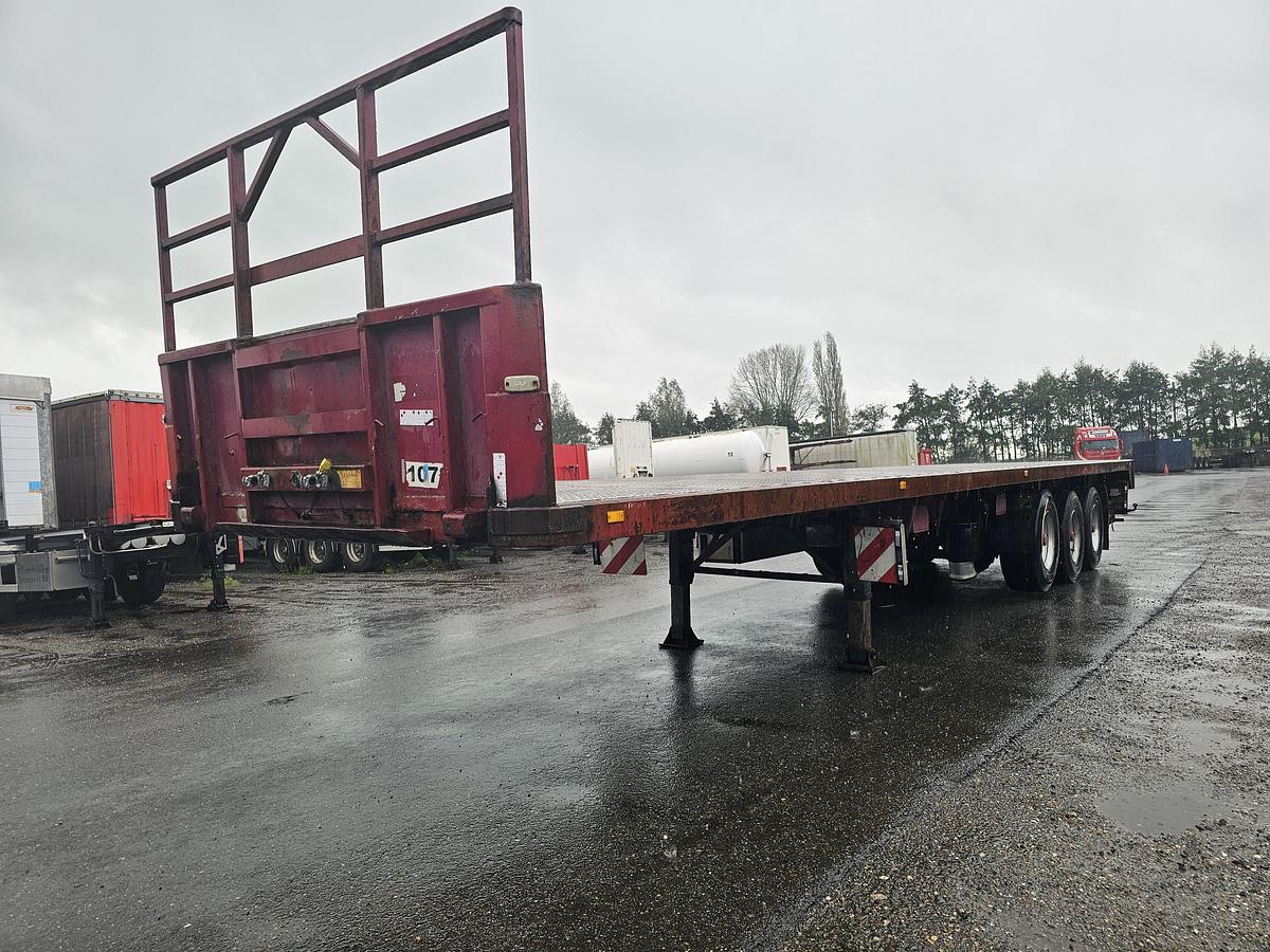 Used 1988 RENDERS ROC 12-27 N14 HEAVY DUTY 3 AXLE SEMITRAILER STEEL FLOOR.| SAF DRUM