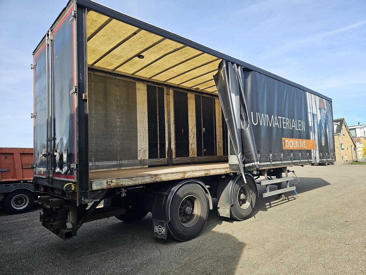 Gebruikt 2008 PACTON T2-001  CITY TRAILER| 10.40 LONG | STEERING AXLE| LIFT AXLE | BPW DISC.