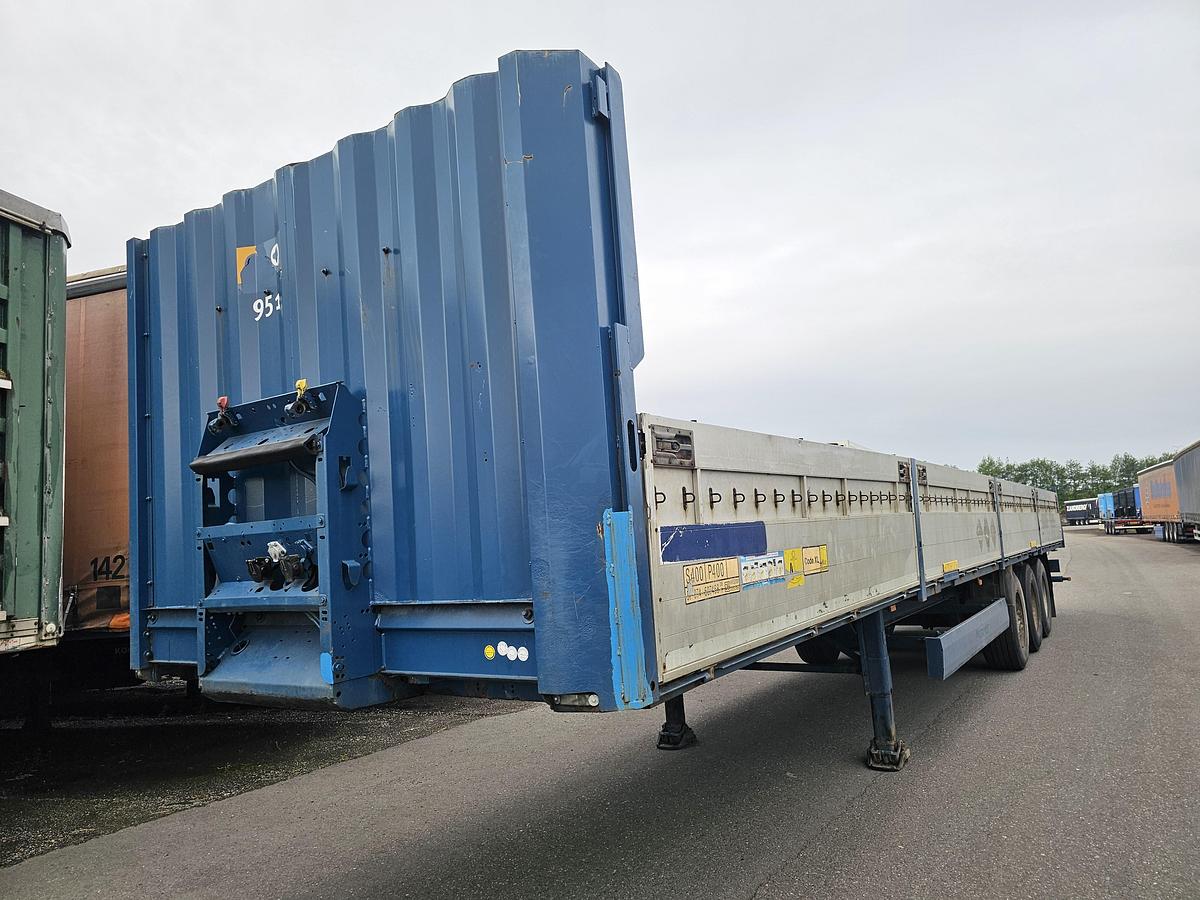 Gebruikt 2011 KRONE SD| FLATBED WITH ALUMINIUM SIDES|. BPW DRUM.
