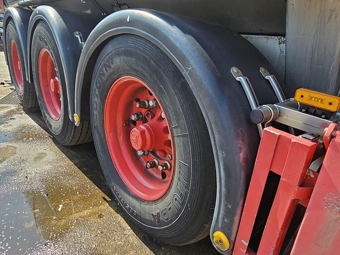 Used 2000 Feldbinder | TSA 59.3-4 | tanktrailer aluminium|59.5 cubic| ADR L4 BH |Bpw achsen|