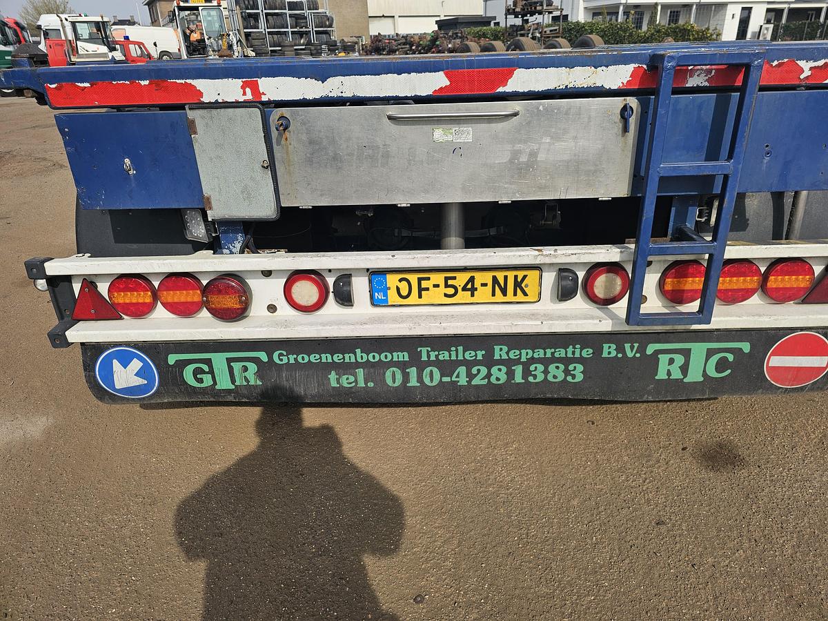 Gebruikt 1998 Van Hool 30 foot container chassis | tank container transport | saf Drum.