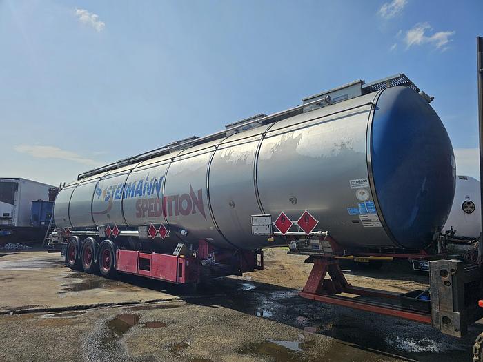 Used 2000 Feldbinder | TSA 59.3-4 | tanktrailer aluminium|59.5 cubic| ADR L4 BH |Bpw achsen|