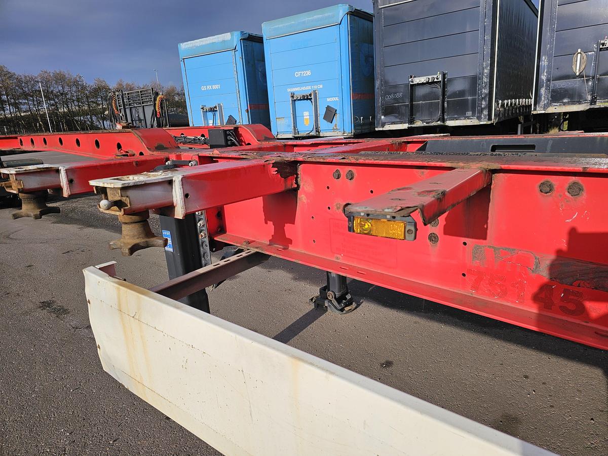 Gebruikt 2007 KRONE SD 27| SAF INTRADISC | SUPER SLIDING.| BELGIUM | 45 /40 FT 2 X 20 FT.