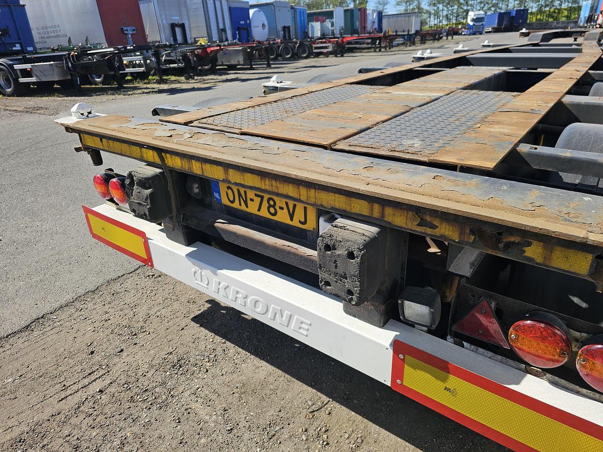 Gebruikt 2015 krone SD| EXTENDIBLE CHASSIS 40 FT 2 X 20 FT | BPW DRUM| APK 18-07-2026
