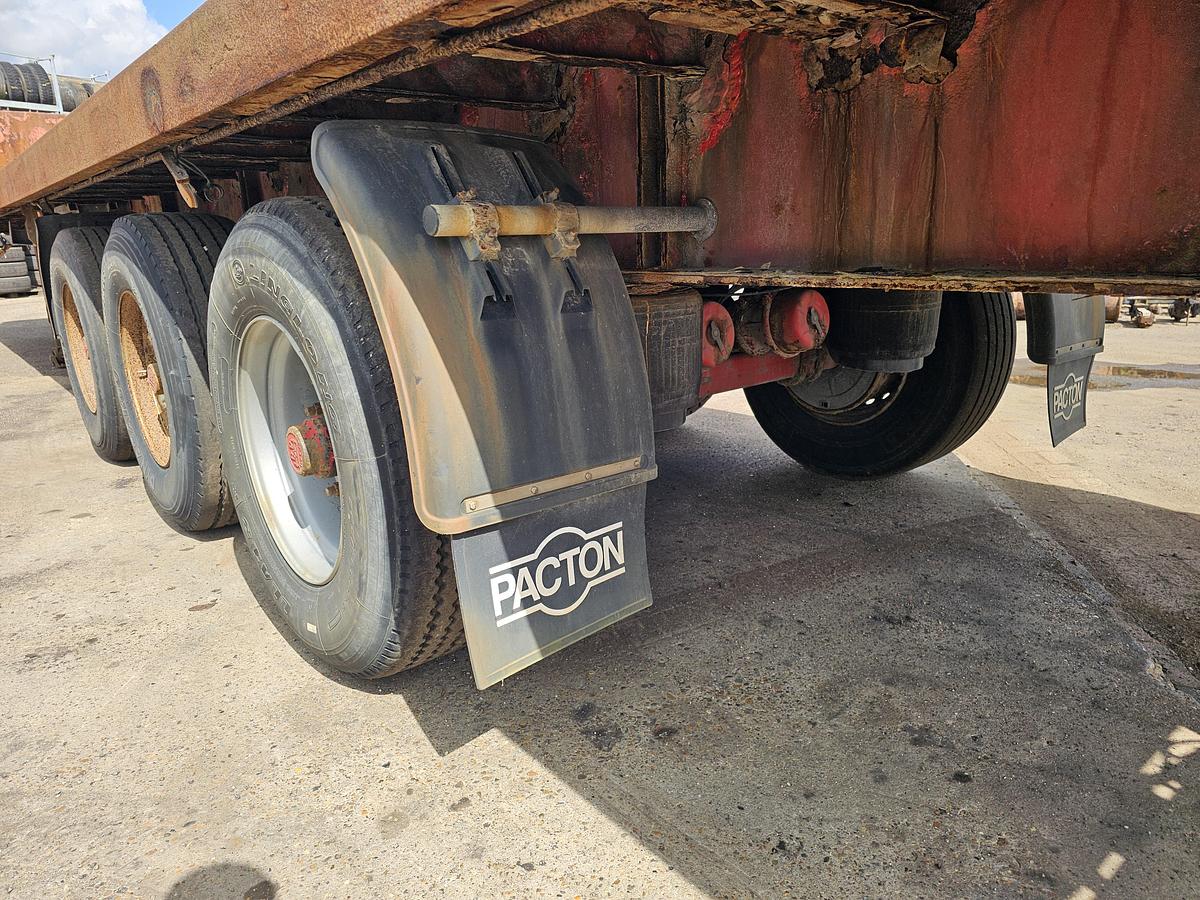 Used 2007 PACTON TXD 340| HEAVY DUTY TRAILER | BPW DRUM