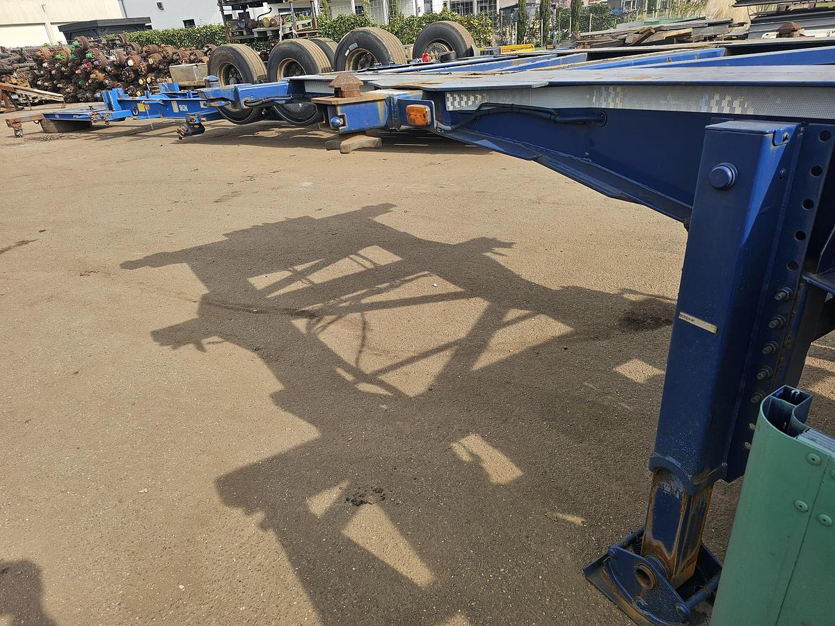 Gebruikt 1998 Van Hool 30 foot container chassis | tank container transport | saf Drum.