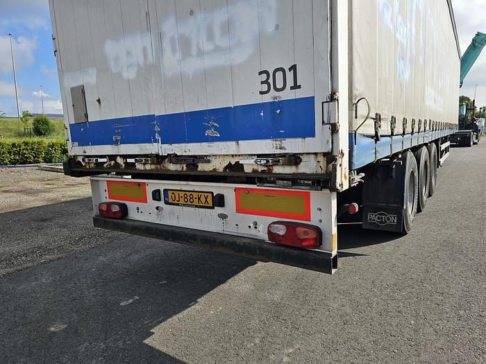 Used 2008 Pacton T3 011 | 3 AXLE CURTAINSIDER | SAF drum.