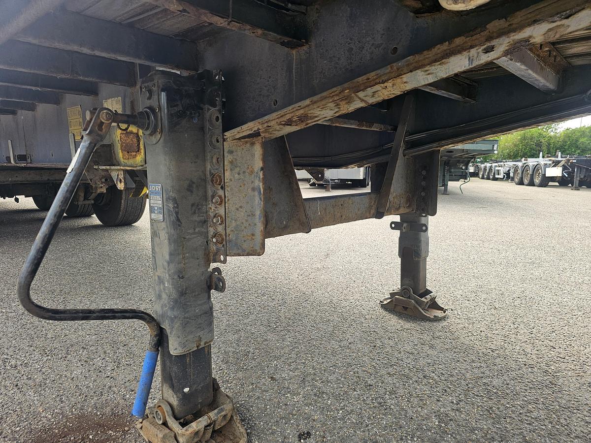 Gebruikt 2009 Van Hool 3B0073 | 3 AXLE FLATBED 13.60 MTR TWISTLOCKS FOR CONTAINER 40 FT 2 X20 FT BPW DRUM | 2 PIECES