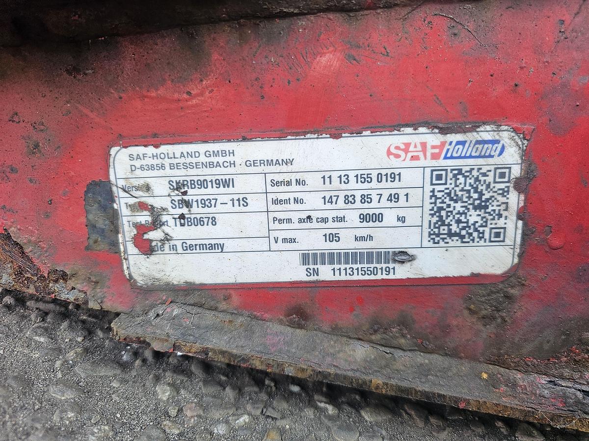 Gebruikt 2006 SAF SKRB9019WI / TRAILAXLE DISC.