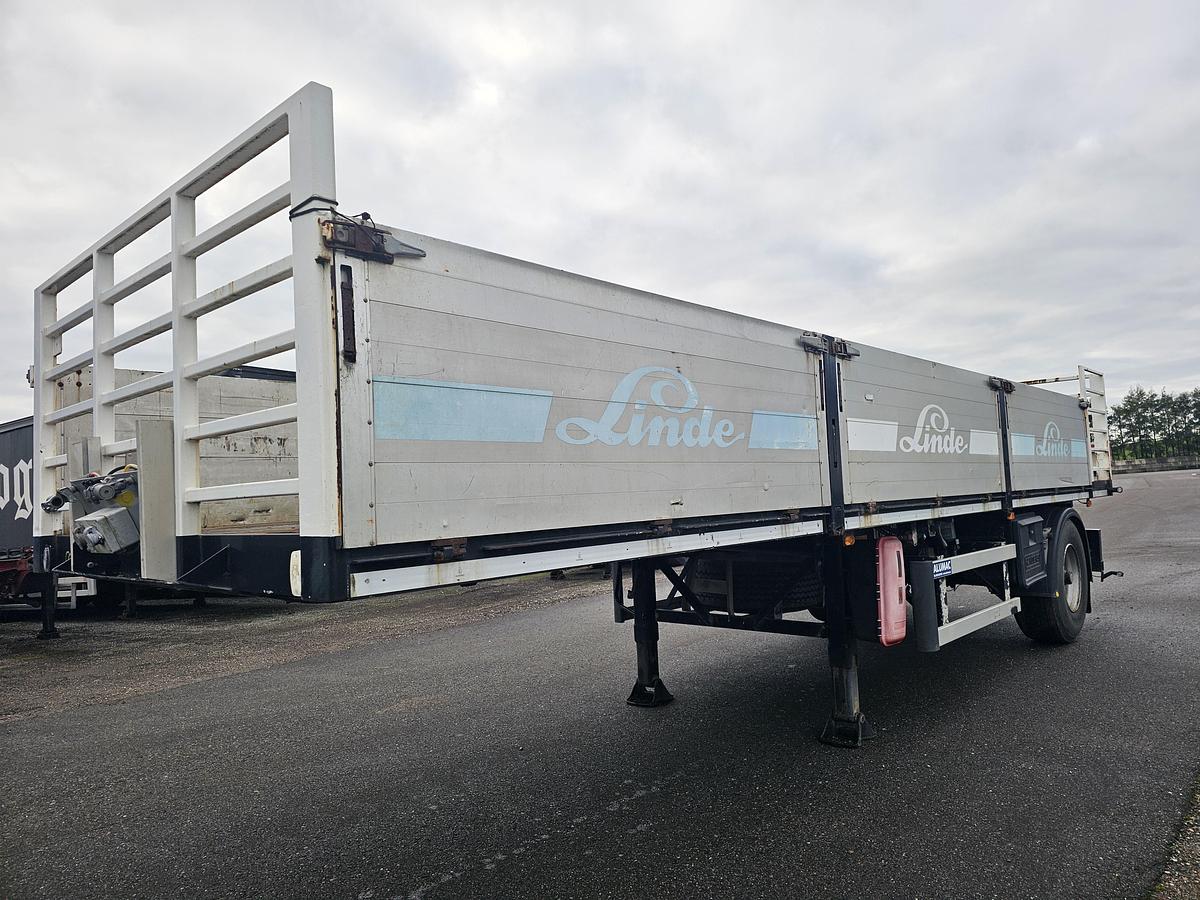 Gebruikt 1998 LAG 1 AS | NO STEERING | DUTCH TRAILER OV-83-YT | FOR GASPALLETS . ALU SIDES.