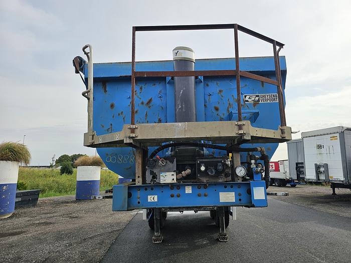 Used 2010 Langendorf C 3 | 2 axle tipper trailer | Saf axles drum | 20 mtr 3