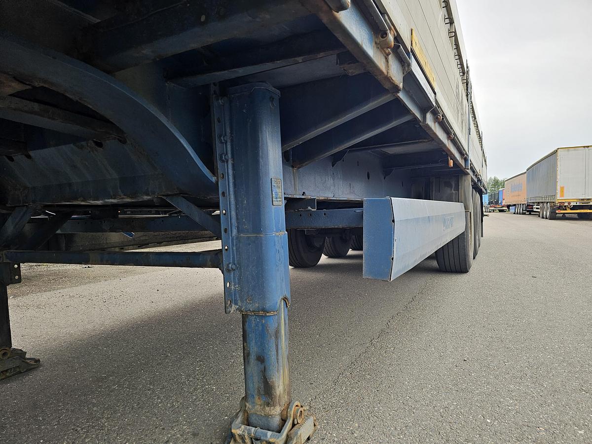 Gebruikt 2011 KRONE SD| FLATBED WITH ALUMINIUM SIDES|. BPW DRUM.