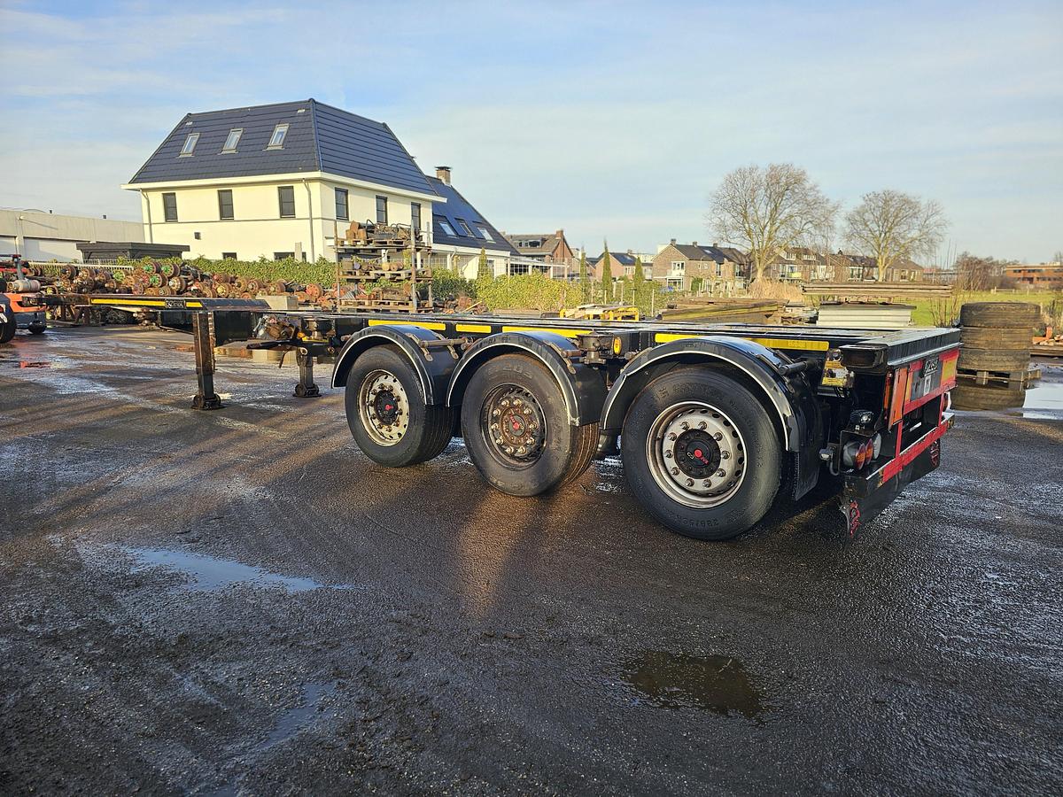 Gebruikt 2018 OZGUL GA08XS1 | 2 X EXTENDIBLE CHASSIS | GERMAN TRAILER|  SAF DISC.| 3 PIECES.