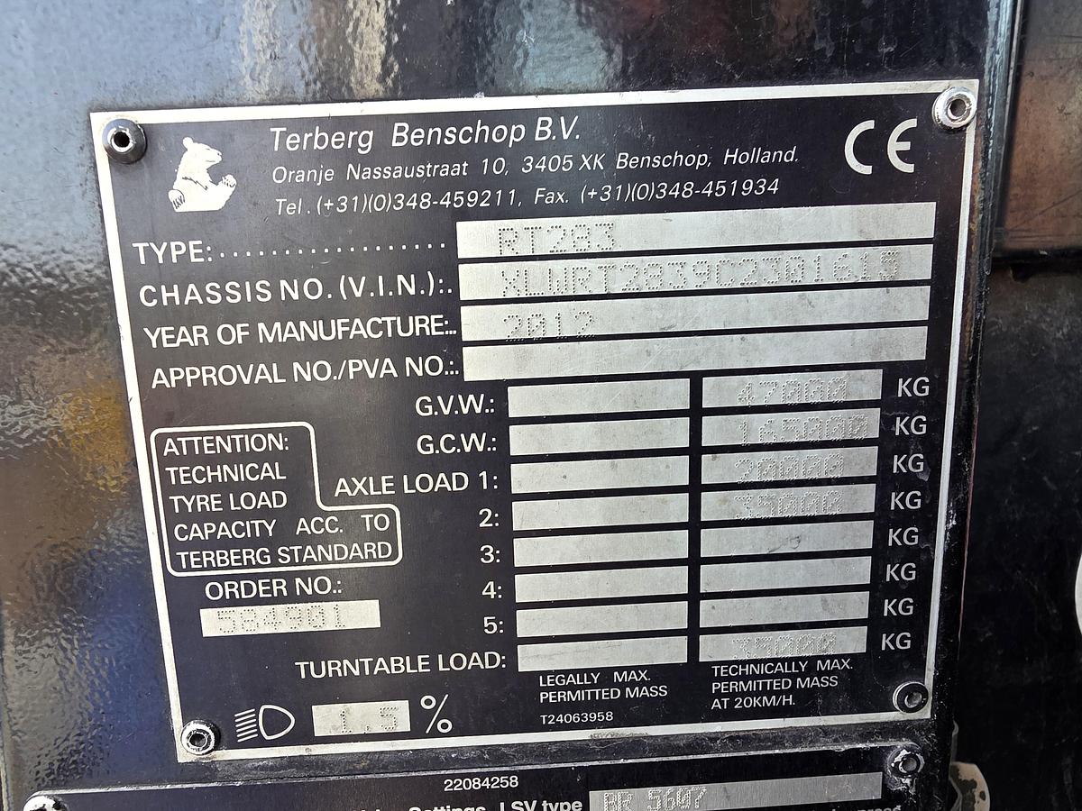 Gebruikt 2012 TERBERG RT283 | TERMINAL TRACTOR 4X4| TURNING CHAIR. | AUTOMATIC GEAR | 23235 HOURS