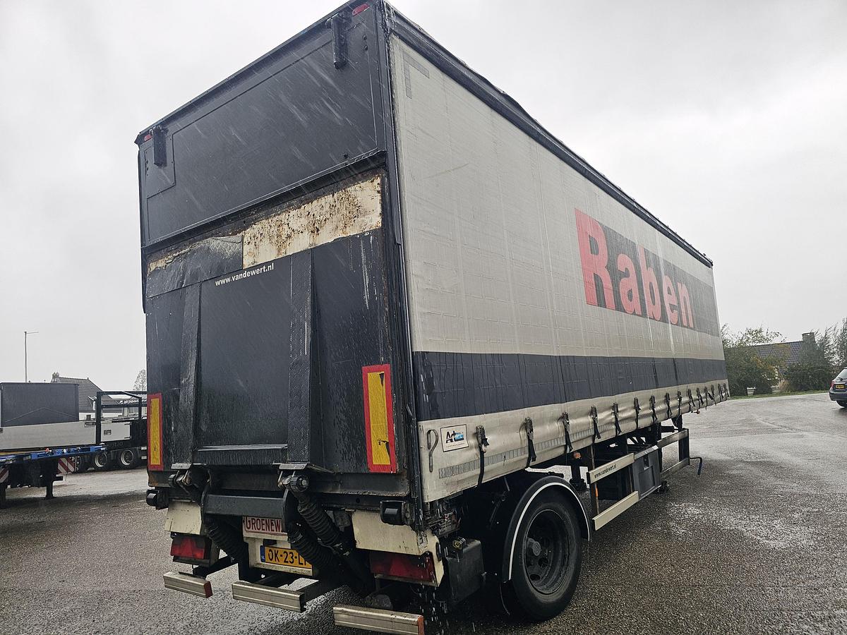 Gebruikt 2008 GOENEWEGEN DRO 10-10 B /STEERING AXLE / LOADING LIFT 2000 KG/ BATTERIES/ BTW DRUM./ APK 12-11-2026