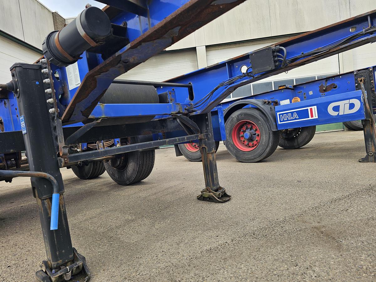 Used 2009 KRONE ATL 20 20 FOOT | STEEL SUSPENSION| BPW DRUM.