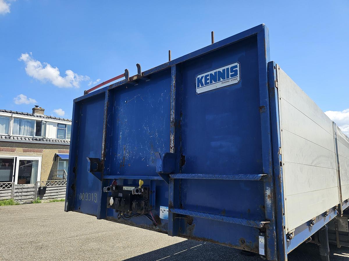 Gebruikt 2004 PACTON t4-001 / 4 AXLE TRAILER /2 LIFT AXLES /2 STEERING AXLES/ INCL CRANE KENNIS 14 TON MOVEBAL.