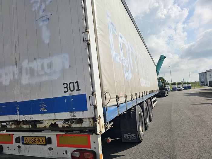 Used 2008 Pacton T3 011 | 3 AXLE CURTAINSIDER | SAF drum.