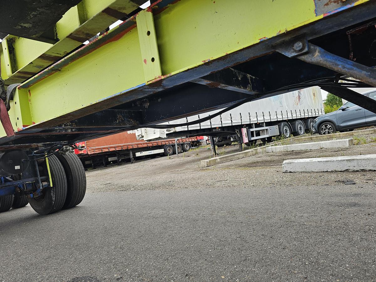 Used 1990 divers 40 ft gooseneck  steel suspension double tires.