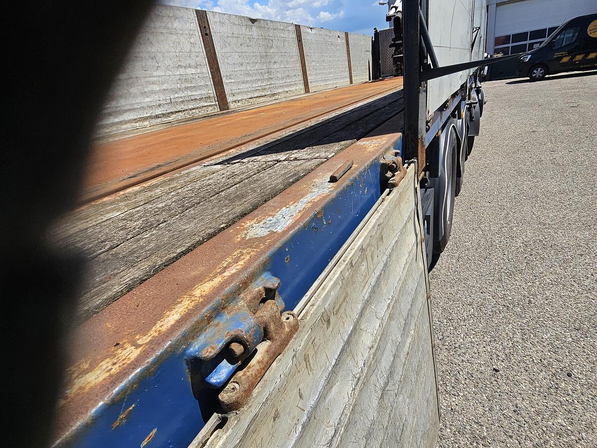Gebruikt 2004 PACTON t4-001 / 4 AXLE TRAILER /2 LIFT AXLES /2 STEERING AXLES/ INCL CRANE KENNIS 14 TON MOVEBAL.
