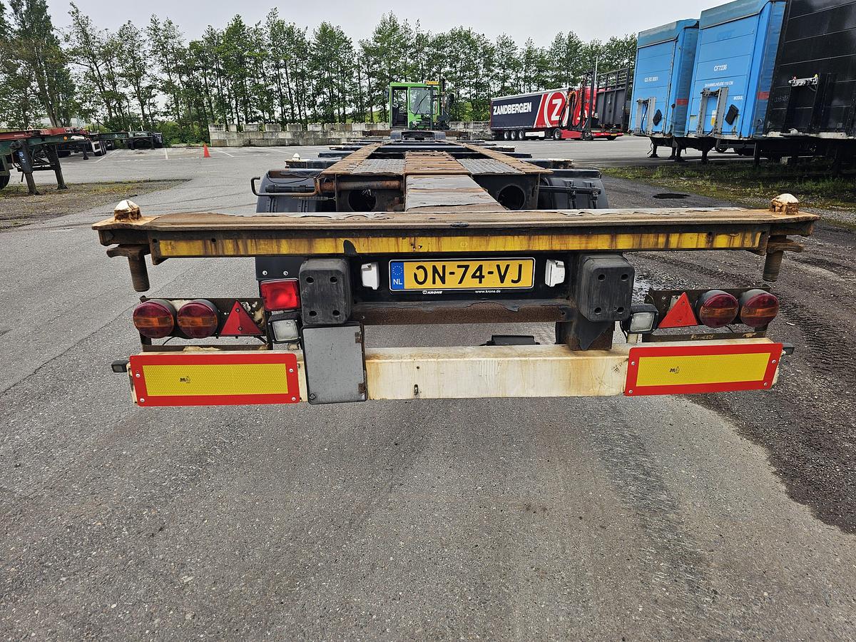 Gebruikt 2015 KRONE SD | 40 FT|2 X 20 FT | BACK SLIDER |HIGHCUBE.| APK /TUV 12-01-2027 |5 PIECES.