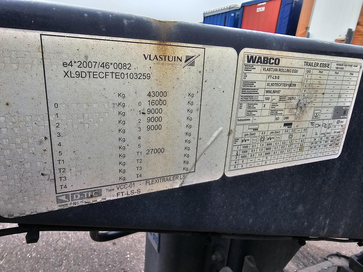 Gebruikt 2014 D-TEC FLEXI TRAILER | ALL CONNECTIONS | BPW DRUM.