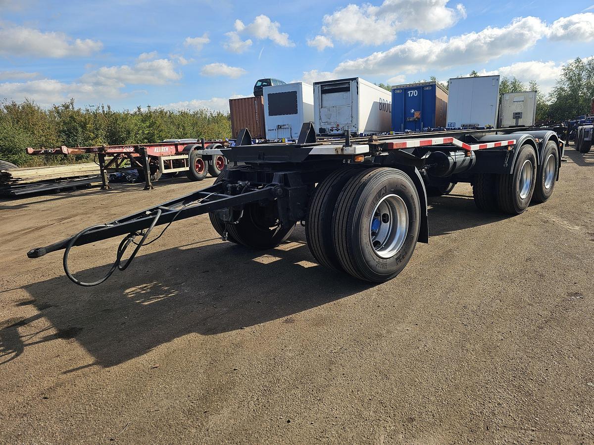 Gebruikt 1985 FLOOR FLA-10-183/ZEECONTAINER AANHANGWAGEN / BPW 150 MM / DRUM BRAKES.